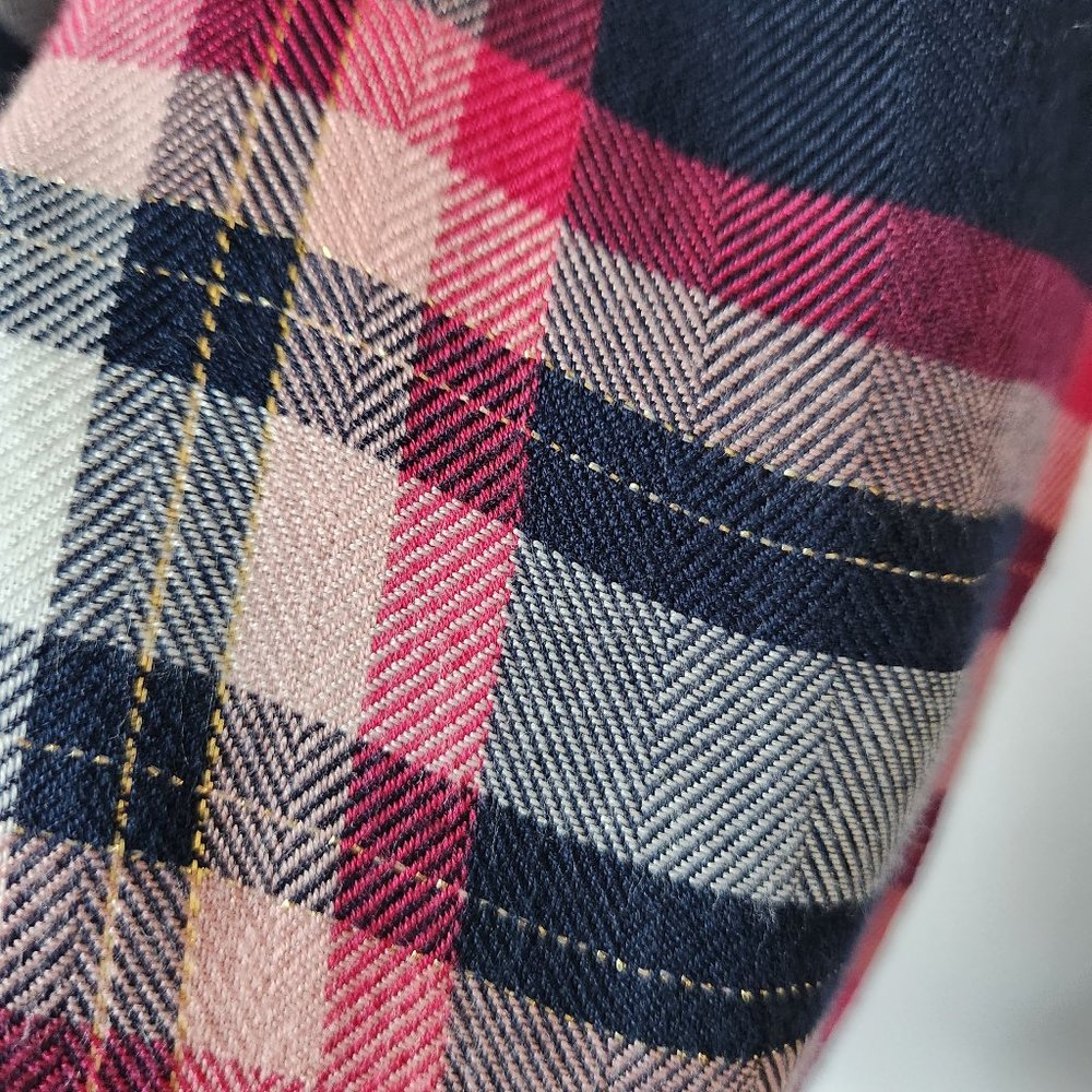 Rails Hunter Fuschia Plaid Button-Down Shirt Long… - image 6